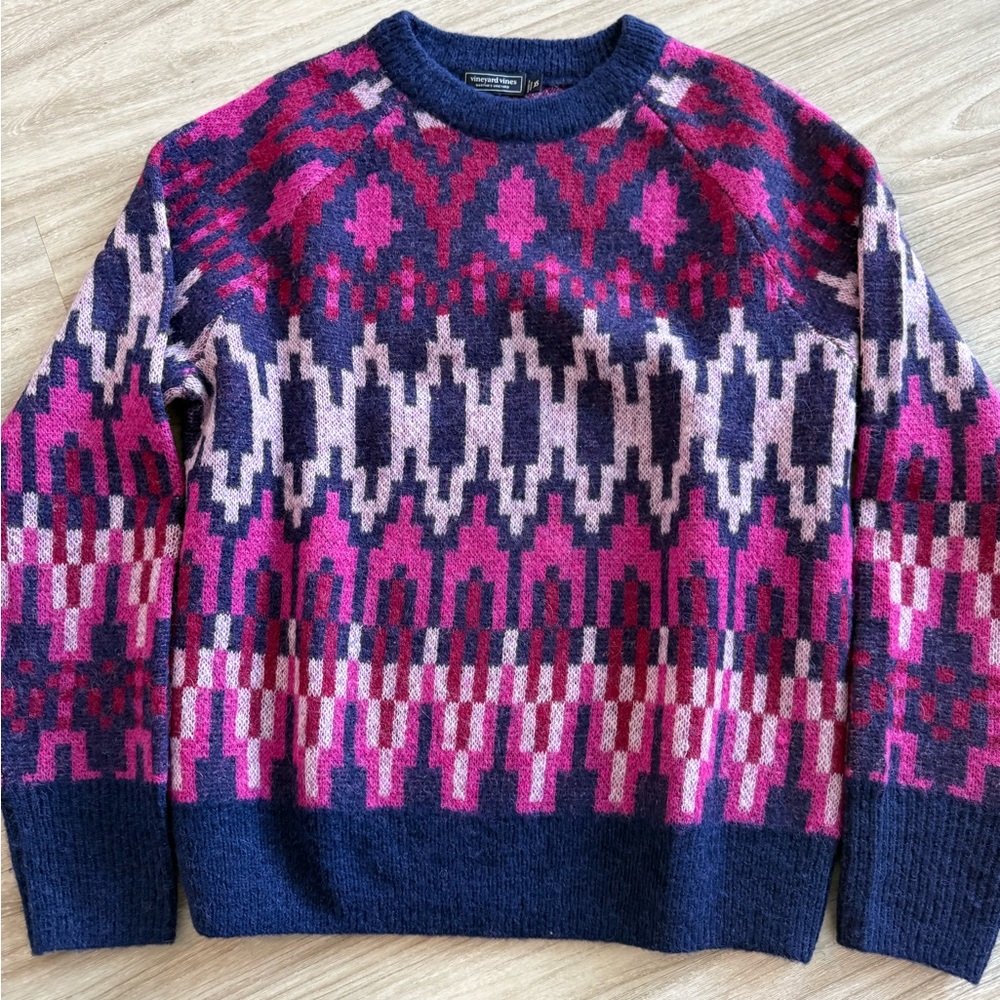 Women’s vineyard vines  Multicolor Patterned Sweater size xs